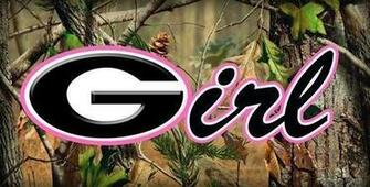 Georgia Girl In Camo Go Dawgs