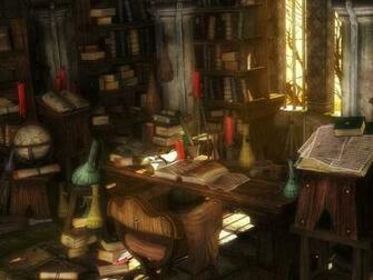 Old Library Wallpaper High Resolution Desktop