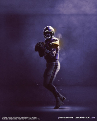 Kirk Cousins Minnesota Vikings Poster S
