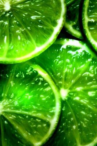 Wallpaper Lime Segments Slices Green Background iPhone