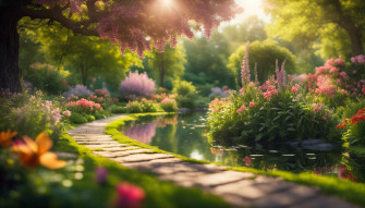 Natural Garden Wallpaper