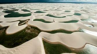 Len Is Maranhenses National Park Aerial Brazil Windows