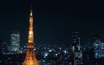 Tokyo Tower At Night