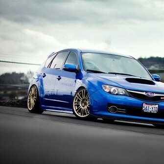 Bleu Subaru Impreza Wrx Sti Jpg