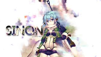 Sinon Background Sao Sword Anime Online