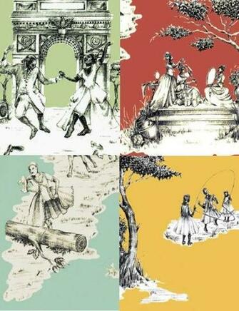 Sheila Bridges Harlem Toile French Wallpaper Jeanine Hayes Design