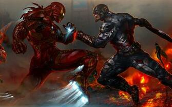Captain America Civil War Marvel Superhero Action Fighting 1cacw