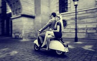Wallpaper Retro Scooter Vespa Vintage Desktop