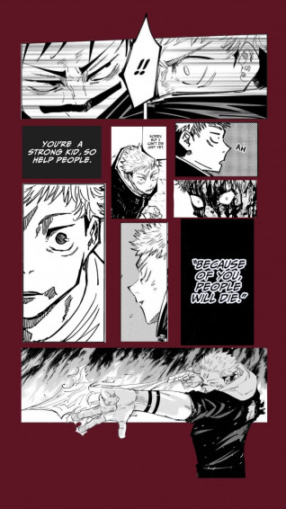 Jujutsu Kaisen Itadori Yuji Sukuna Anime Manga Wallpaper