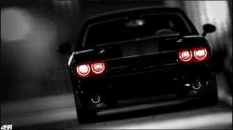 Dodge Challenger Tuning Muscle Car Dark Wallpaper