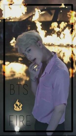 Bts Fire And Wallpaper
