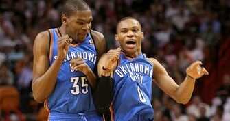 Funmozar Russell Westbrook And Kevin Durant Wallpaper