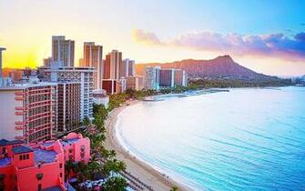 Waikiki Hawaii Wallpaper Top Background