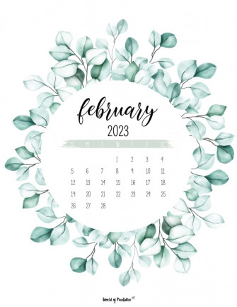 Printable February Calendars