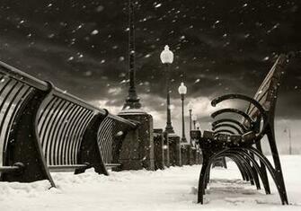 Winter In Montreal Quebec Canada City Snow Photo Beauty Wallpaper