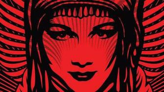 Home Wallpaper Shepard Fairey iPhone