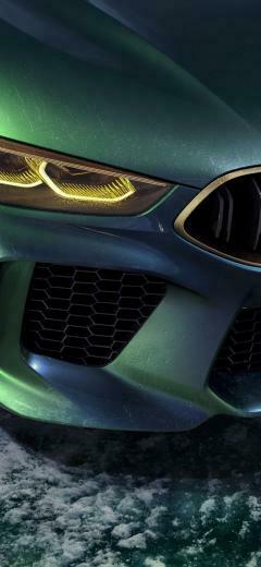 Wallpaper Bmw Concept M8 Gran Coup Headlights