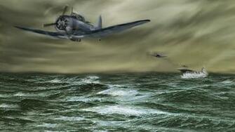 Wallpaper Airplane Aircraft Carrier The Vb Pilots From