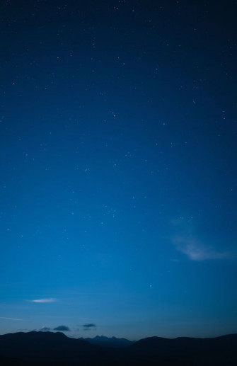 Blue Night Sky Wallpaper