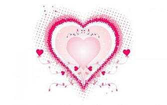 Pink Love Heart Desktop HD Wallpaper High Quality