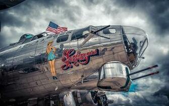 Boeing B Flying Fortress A Heavy Bomber Military Retro Wallpaper