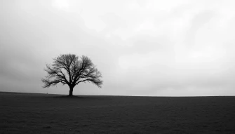 Sad Black And White Wallpaper