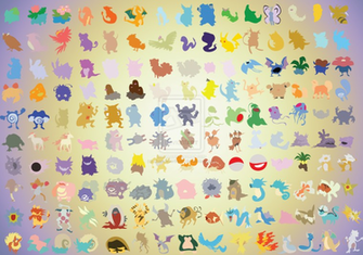 Original Pokemon Poster Gotta Catch Em All By Viking On