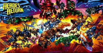 Heroes Return Promotional Art By Carlos Pacheco With Inks Jesus