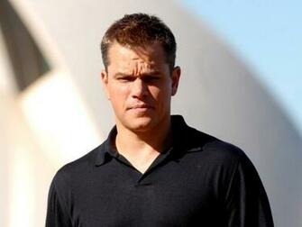 Matt Damon Wif HD Wallpaper Background Image