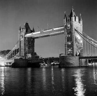 London Wallpaper Black And White All New