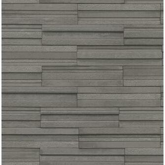 Fine Decor Ceramica Slate Tile Washable Wallpaper Charcoal Fd40126