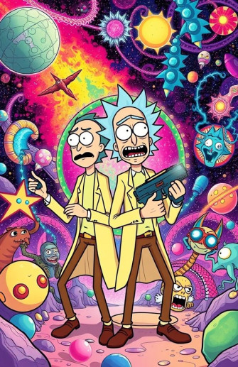 Supreme Rick And Morty Wallpaper
