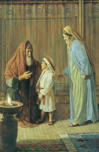 Hannah Presenting Her Son Samuel To Eli