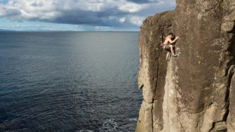 Climbing Rock Wallpaper