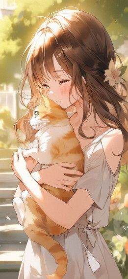 Cute Anime Girl Wallpaper