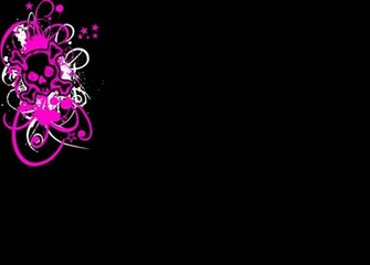 Pink Skull Myspace Background By Rose Coloured Bullet