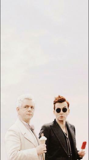 Good Omens Wallpaper Goodomens Comics In Book
