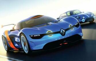 Renault Alpine Background Wallpaper