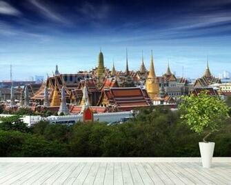 Bangkok Grand Palace At Dusk Wallpaper Wall Mural