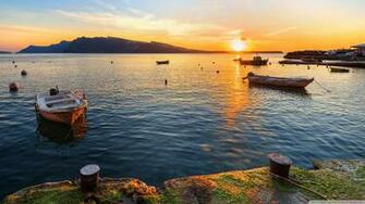Amoudi Port Santorini 4k HD Desktop Wallpaper For Ultra