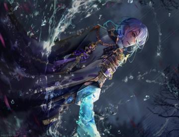 Ayato Genshin Impact By 666ken666