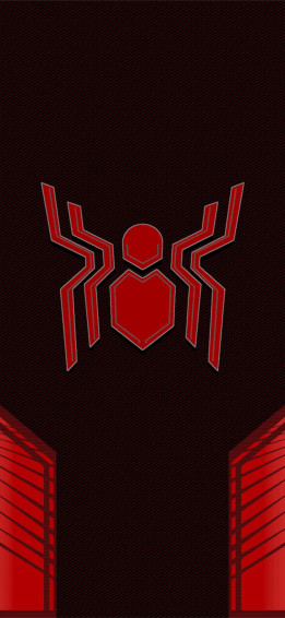 Vibrant Red Spider Wallpaper