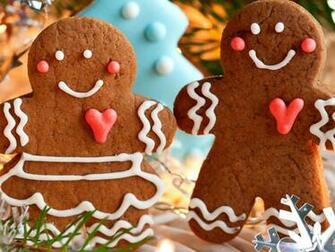 Cookies Figurines Baking Christmas Food Winter HD Desktop
