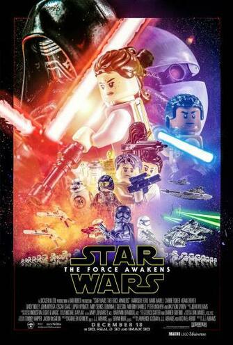 Star Wars The Force Awakens Poster Parodies Till Trailer Time