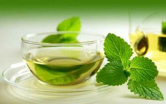 Green Tea With Mint HD Wallpaper Wallpaperpick