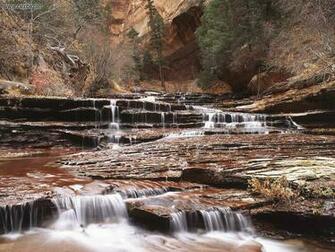 Left Fork Of North Creek Zion National Park Utah Picture Nr