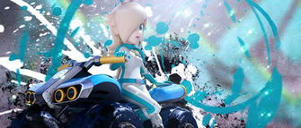 Rosalina Mario Kart Splatter Siganature By Technoenergy279 On