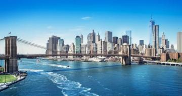New York Skyline Wallpaper Top