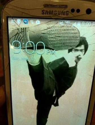 My Phone Screen Cracked Thought This Would Be A Suitable Wallpaper