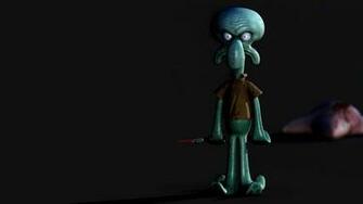Squidward Murder Knives Patrick HD Wallpaper Art Fantasy
